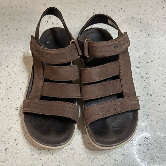 Merrill Kalari Lore Backstrap Nubuck Leather Sandal - Picture 2 of 9